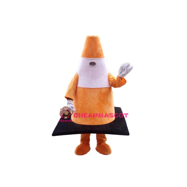 Traffic Cone Mascot Costume