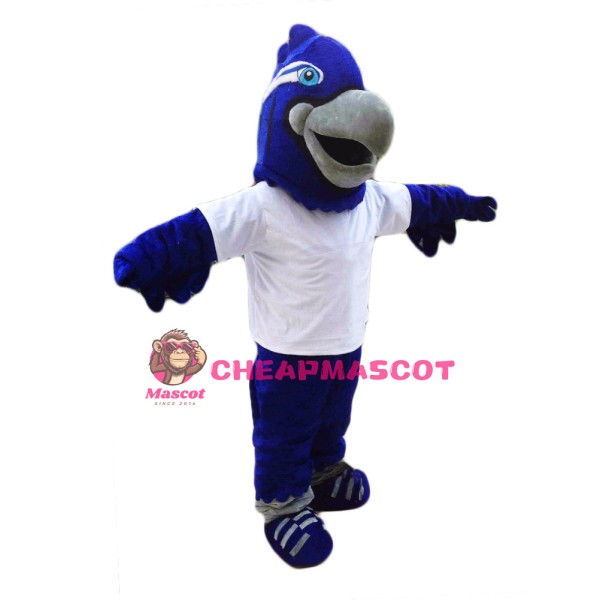 Blue Lightweight Falcon Mascot Costume