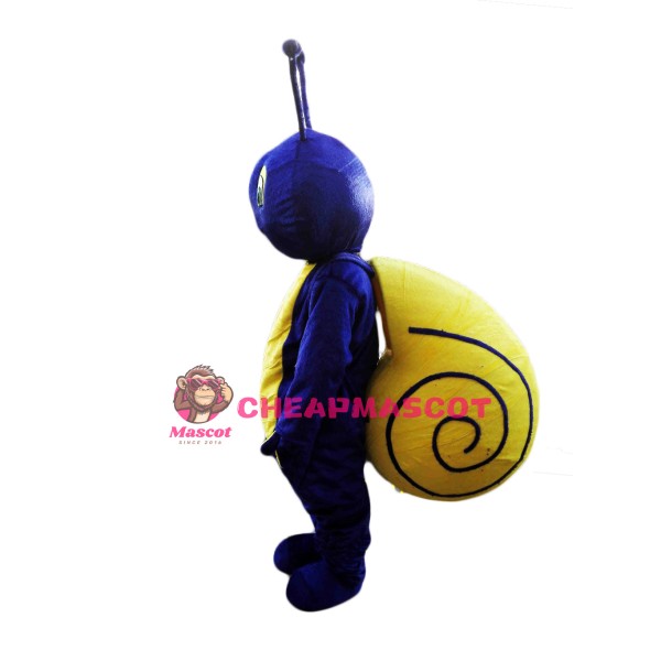 Blue Lightweight Snail Mascot Costume