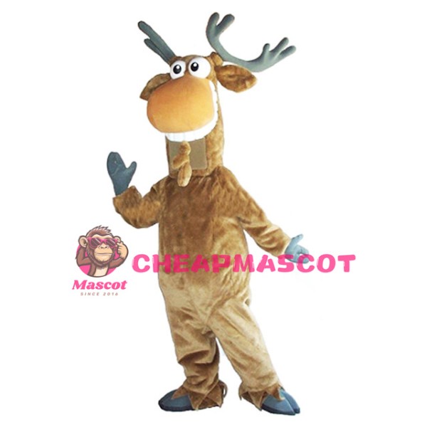 Elk Reindeer Deer Mascot Adult Costume