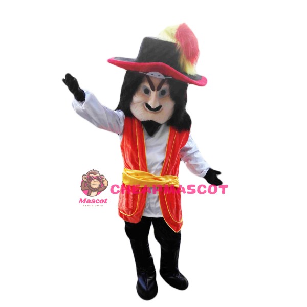 Captain Pirate Mascot Costume