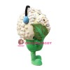 Happy Lightweight Cauliflower Mascot Costume