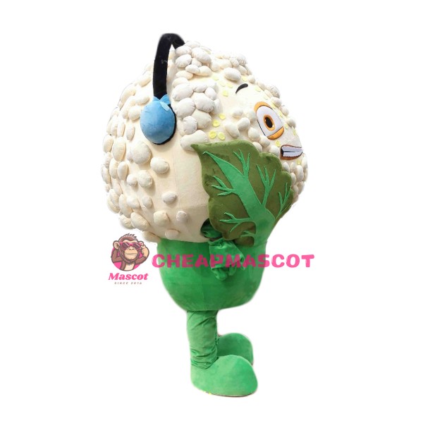 Happy Lightweight Cauliflower Mascot Costume