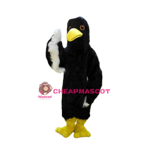 Black Raven Mascot Costume