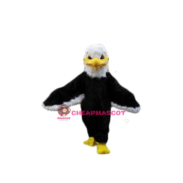 Fierce Lightweight Furry Eagle Mascot Costume