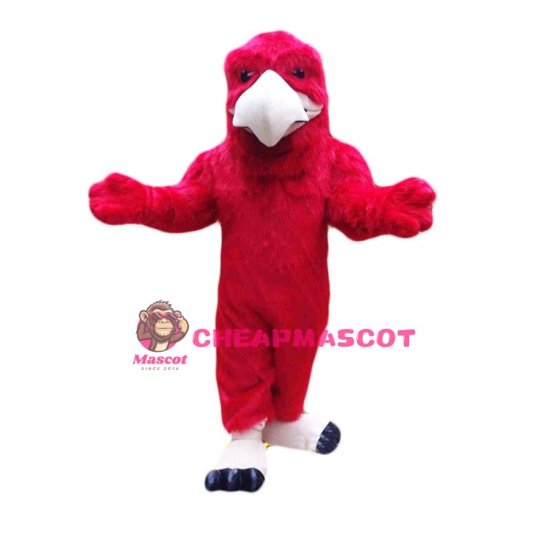 Red Lightweight Eagle Mascot Costume