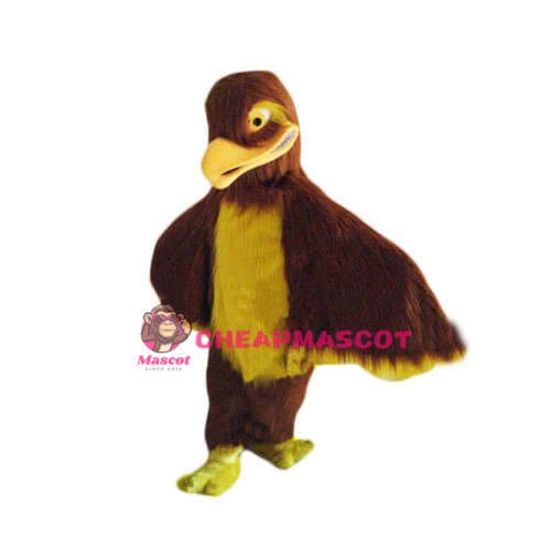 Brown Hawk Falcon Mascot Costume