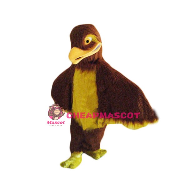 Brown Hawk Falcon Mascot Costume