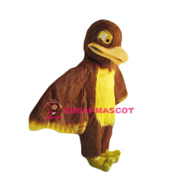 Brown Hawk Falcon Mascot Costume