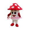 Red Mushroom Mascot Costume