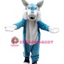 Blue Wolf Mascot Costume