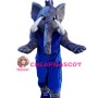 College Power Elephant Mascot Costume