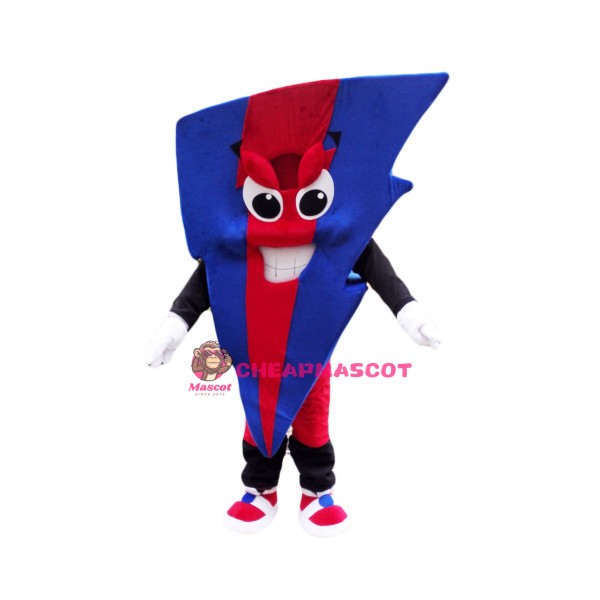 Colorful Lightning Mascot Costume