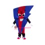 Colorful Lightning Mascot Costume