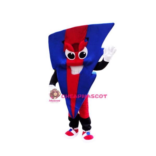 Colorful Lightning Mascot Costume