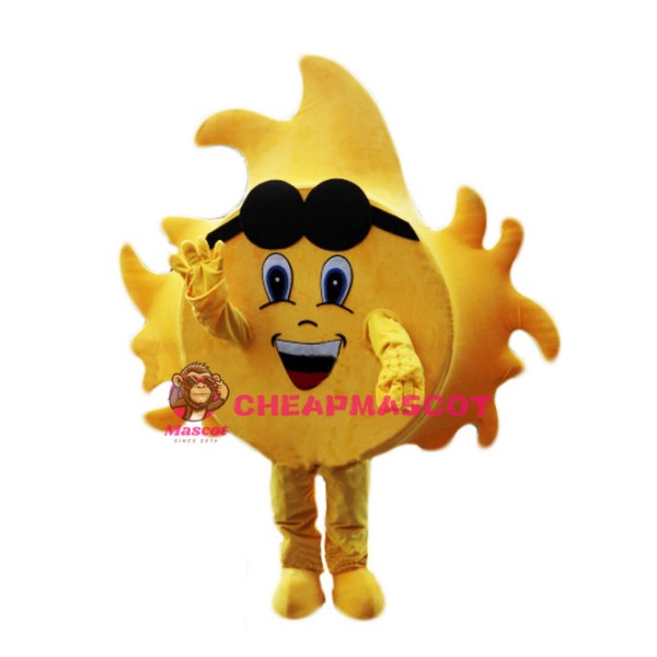 Happy Sun Mascot Costume