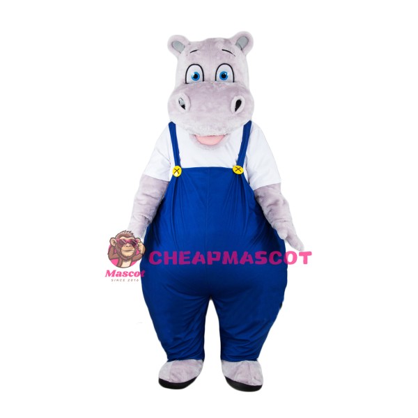 Super Cute Lightweight Hippo Mascot Costume
