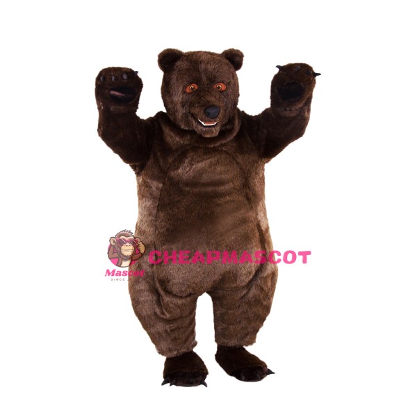 Brown Bear Mascot Costume