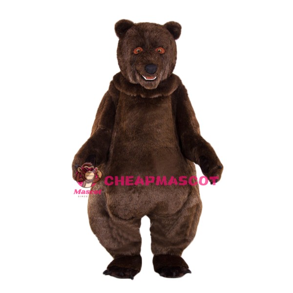 Brown Bear Mascot Costume