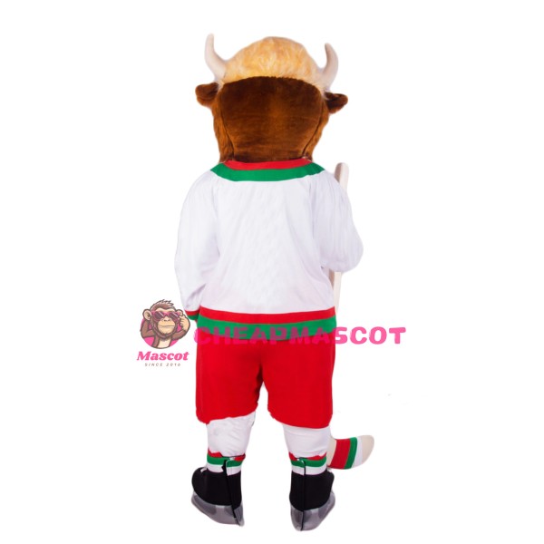 Sport Bison Mascot Costume