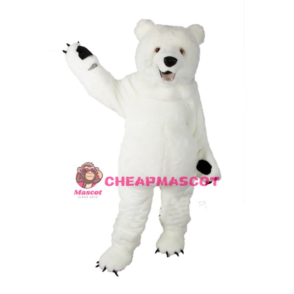 Super Cute Lightweight Polar Bear Mascot Costume