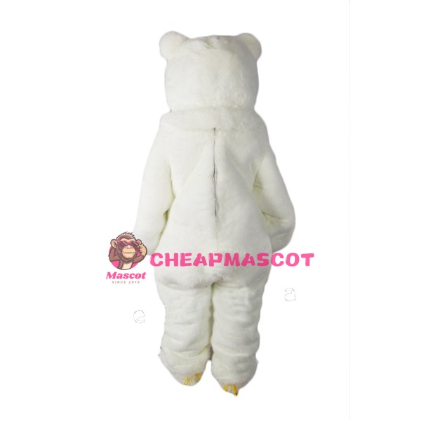 Super Cute Lightweight Polar Bear Mascot Costume