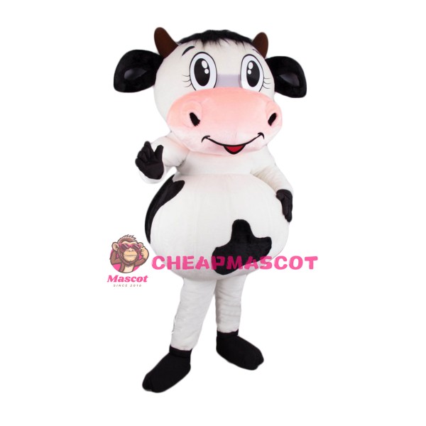 Super Cute Lightweight Cow Mascot Costume