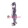Grey Leopard Mascot Costume
