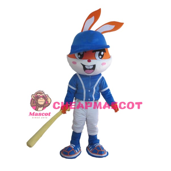 Baseball Rabbit Mascot Costume