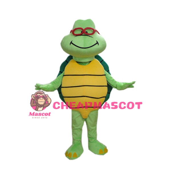 Green Turtle Custom Mascot Costume