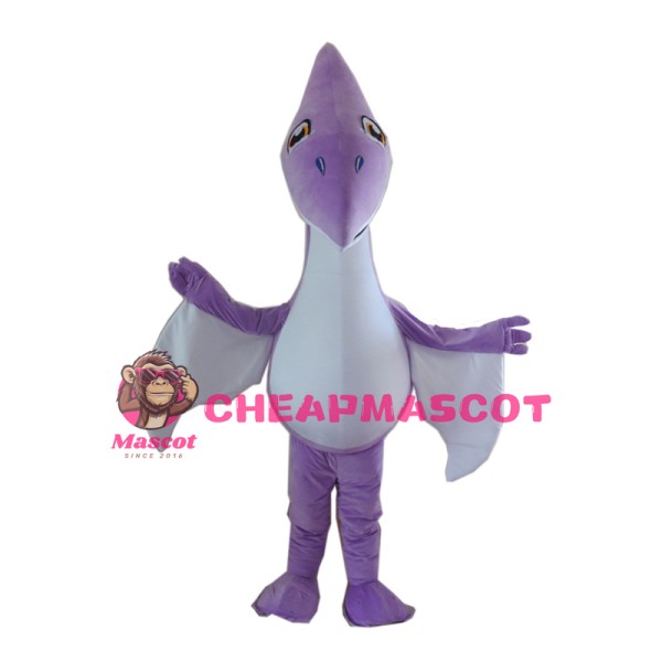 Purple Lightweight Dinosaur Mascot Costume