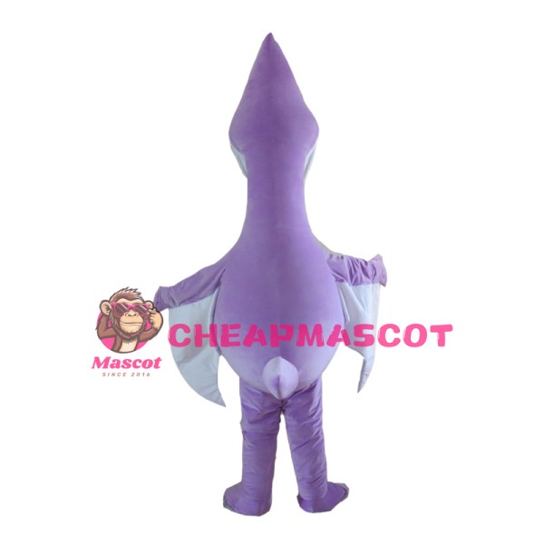 Purple Lightweight Dinosaur Mascot Costume