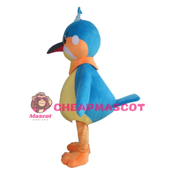 Lovely Blue Bird Mascot Costume