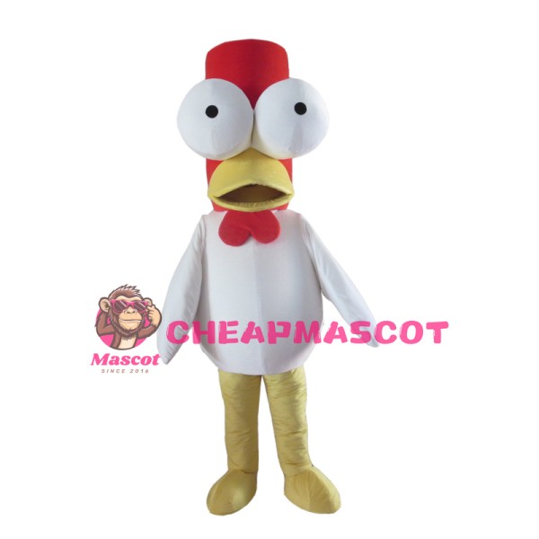 Big Eyes Chicken Mascot Costume
