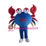 Blue Big Crab Mascot Costume