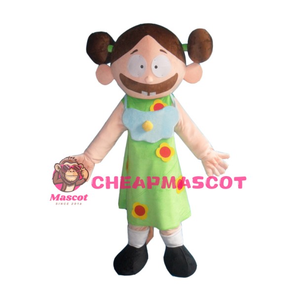 Lovely Big Mouth Girl Mascot Costume