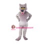 Grey Wolf Mascot Costume