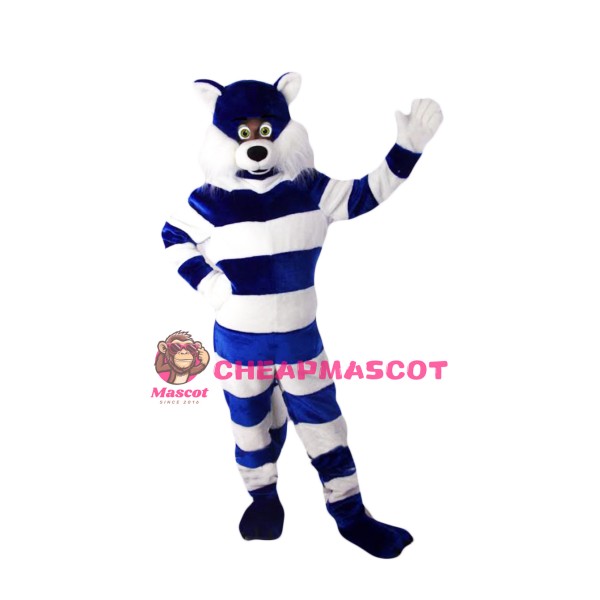 Super Cute Lightweight Blue Cat Mascot Costume