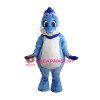 Super Cute Blue Dolphin Mascot Costume