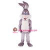Super Cute Grey Rabbit Mascot Costume