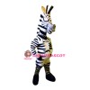 Happy Zebra Mascot Costume