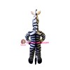 Happy Zebra Mascot Costume