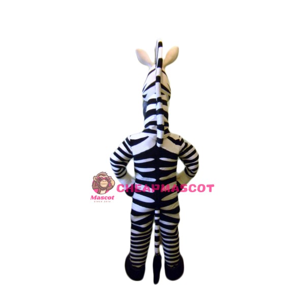 Happy Zebra Mascot Costume