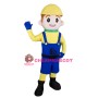Boy Builder Mascot Costume