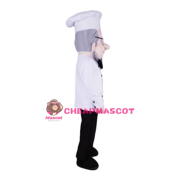 Senior Chef Mascot Costume