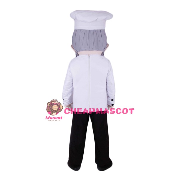 Senior Chef Mascot Costume