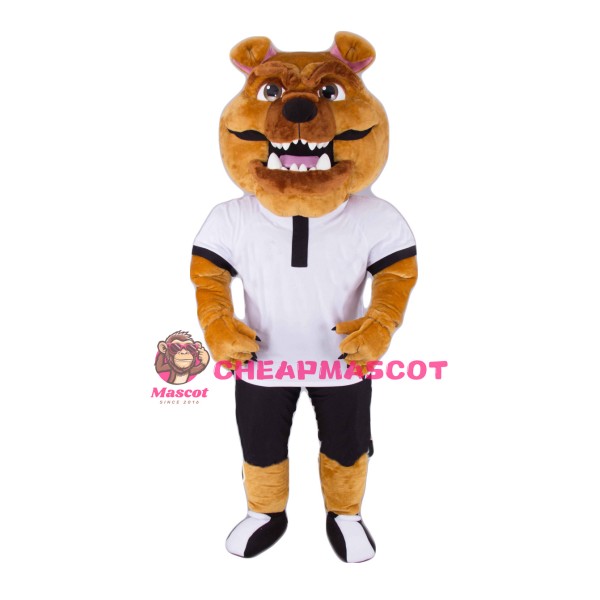 Power Sport Lightweight Bulldog Mascot Costume