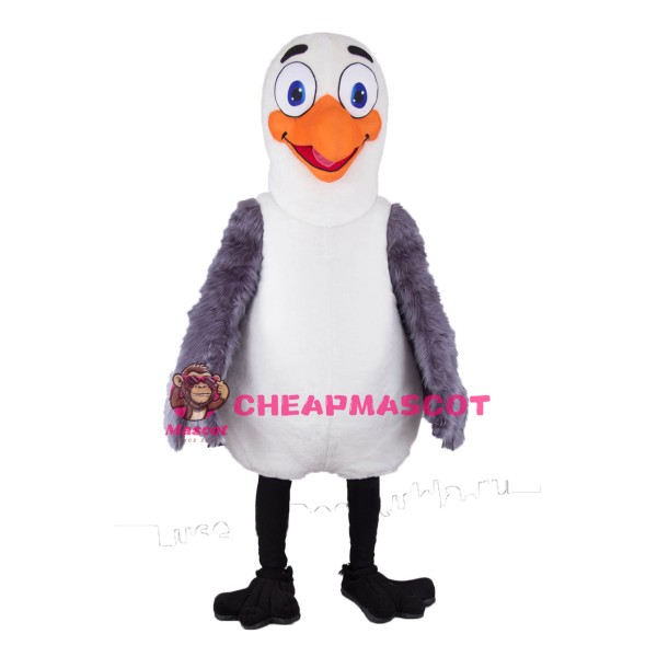 Happy lightweight Seagull Mascot Costume