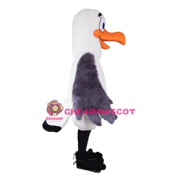 Happy lightweight Seagull Mascot Costume