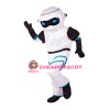 Cute White Robot Mascot Costume